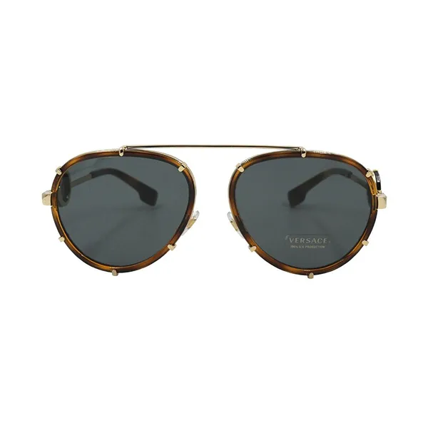 Kính Mát Unisex Versace Sunglasses VE2232 1470/87 Màu Nâu Havana
