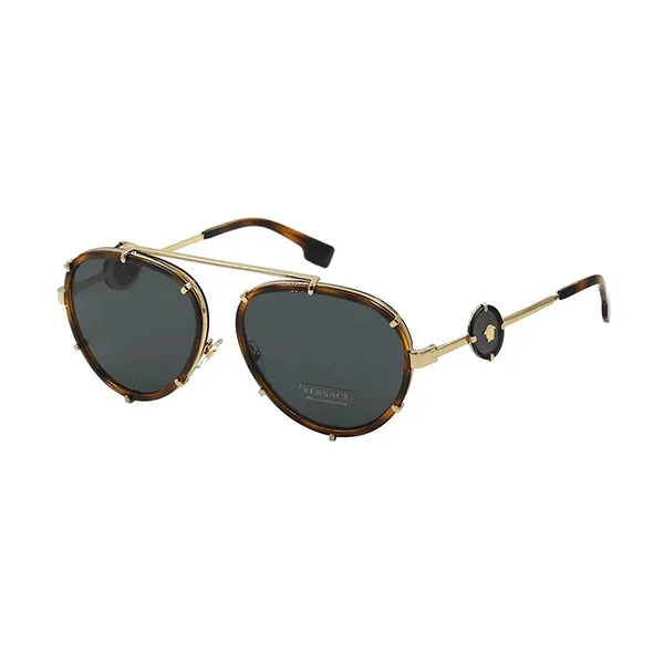 Kính Mát Unisex Versace Sunglasses VE2232 1470/87 Màu Nâu Havana