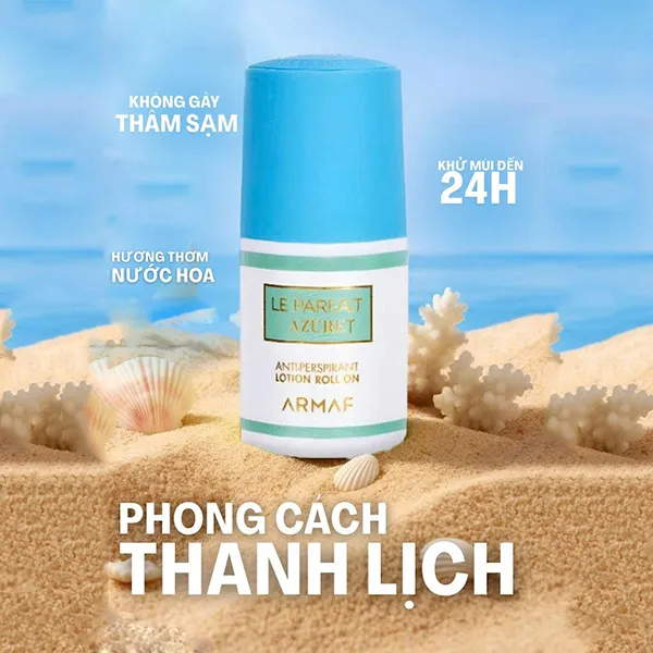 Lăn Khử Mùi Nước Hoa Armaf Le Parfait Azure - Lăn khử mùi - Vua Hàng Hiệu