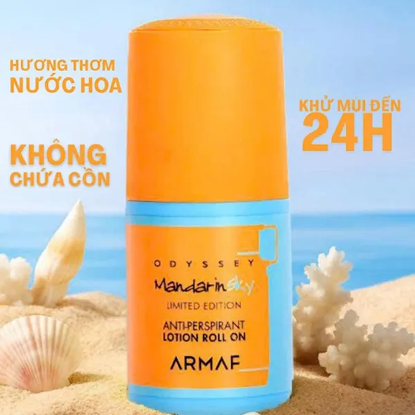Lăn Khử Mùi Unisex Armaf Odyssey Mandarin Edition - Lăn khử mùi - Vua Hàng Hiệu