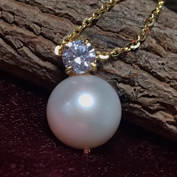Mặt Dây Chuyền Nữ Minh Hà Pearl Jewelry Ngọc trai Chế Tác Vàng 18k