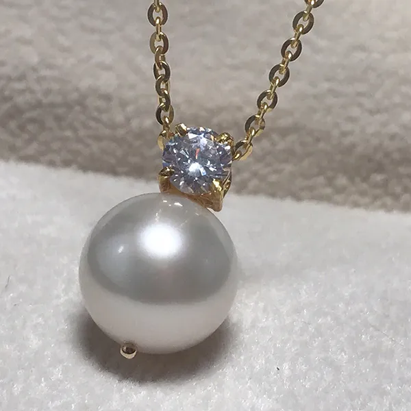 Mặt Dây Chuyền Nữ Minh Hà Pearl Jewelry Ngọc trai Chế Tác Vàng 18k