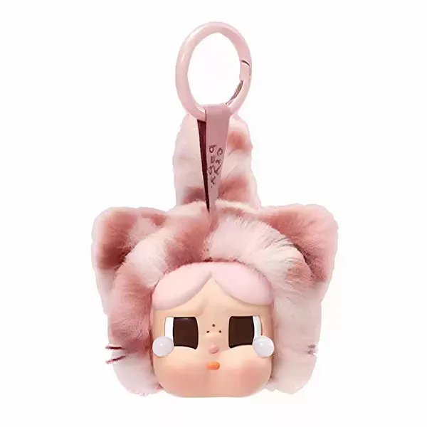 Móc Khóa Pop Mart Crybaby Wild But Cutie Series Vinyl Plush Pendant Blind Box Màu Hồng - Phụ kiện - Vua Hàng Hiệu