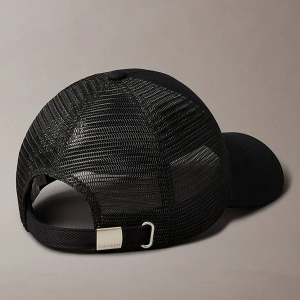 Mũ Calvin Klein Ck Monologo Mesh Negro Màu Đen