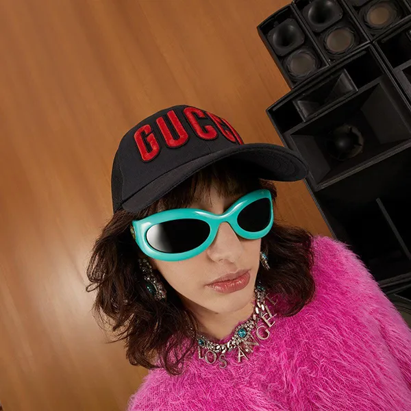 Mũ Gucci Baseball Hat With Gucci Patch 701324 4HAOY 1060 Màu Đen Size S - Mũ nón - Vua Hàng Hiệu