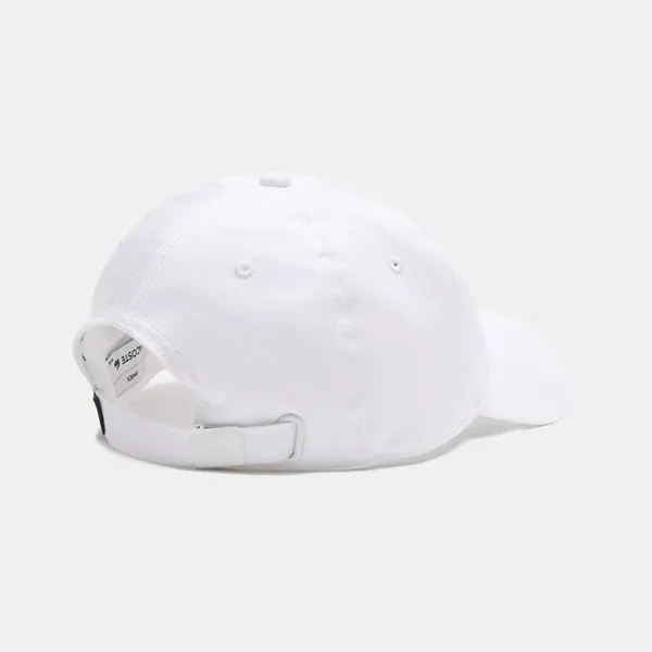Mũ Lacoste Gabardine Big Crocodile Cap Màu Trắng