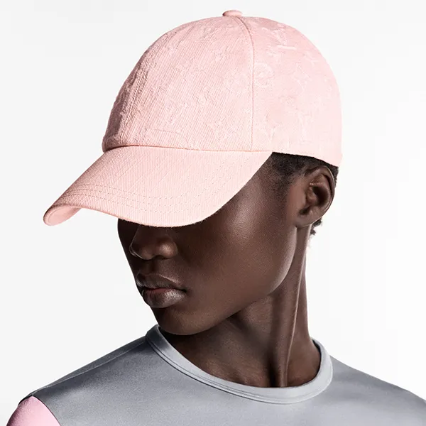 Mũ Louis Vuitton LV M7944M Denim Cap Màu Hồng Size S - Mũ nón - Vua Hàng Hiệu