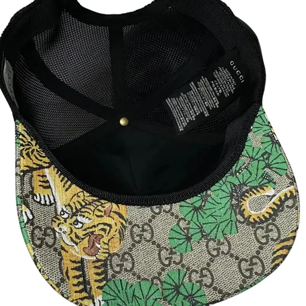 Mũ Nam Gucci GG Bengal Cap Phối Màu Size L