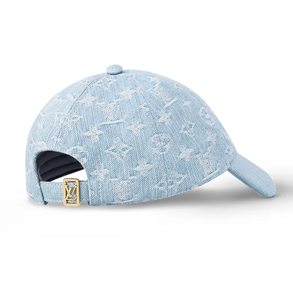 Mũ Nữ Louis Vuitton LV Monogram Denim Cap M7739L Màu Xanh Nhạt Size S - Mũ nón - Vua Hàng Hiệu