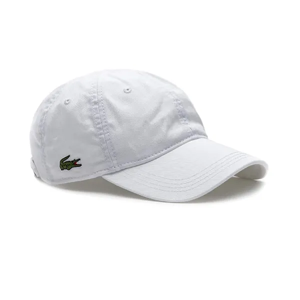 Mũ Unisex Lacoste Gabardine Cap RK9811 001 Màu Trắng