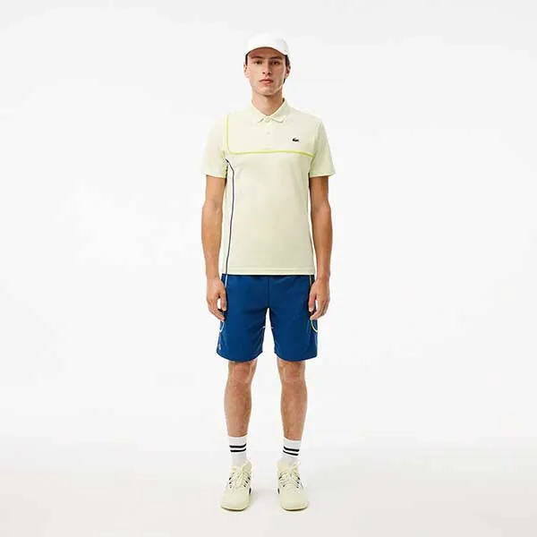 Mũ Nam Lacoste Men's Colourblock Floral Tennis Cap RK7574 10 800 Màu Trắng