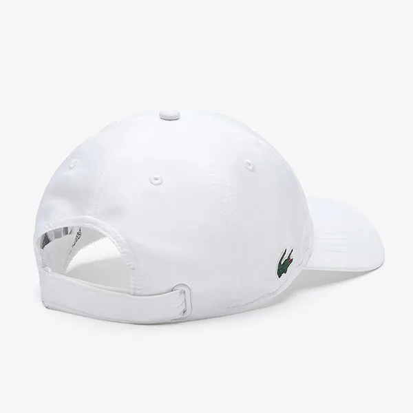 Mũ Unisex Lacoste Sport Lightweight Cap RK2662 55G 001 White Màu Trắng