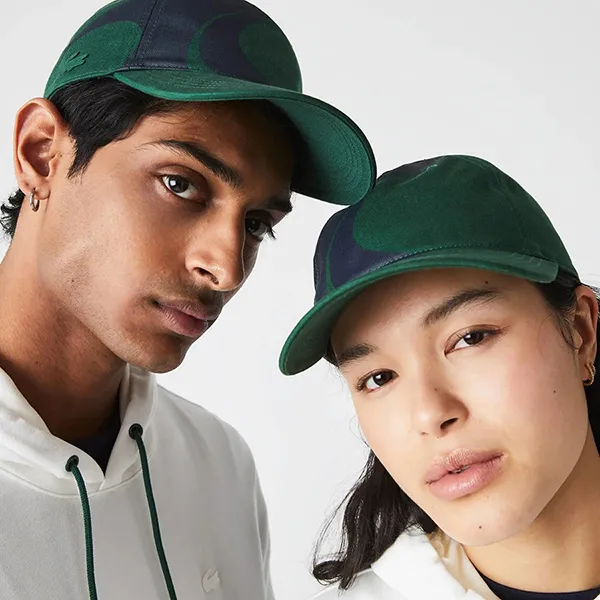 Mũ Unisex Lacoste Sport x Théo Curin Organic Cotton Cap RK8062-51 381 Màu Xanh Green