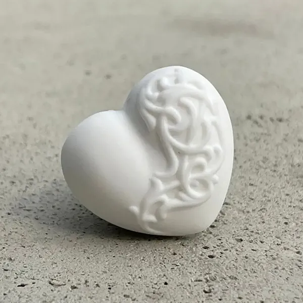 Nhẫn Nữ Chrome Hearts White Plastic Ring Màu Trắng