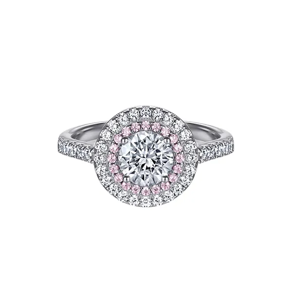 Nhẫn Nữ Kya Jewel Romantic Circle SR134 Màu Vàng Trắng - Trang sức - Vua Hàng Hiệu