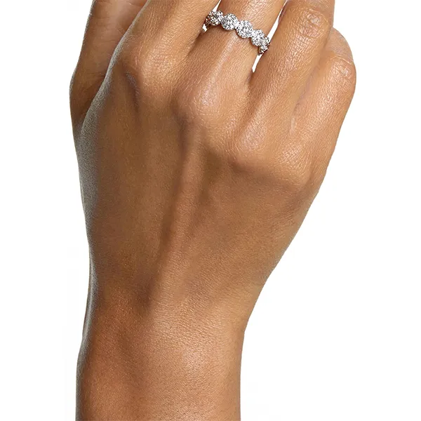 Nhẫn Nữ Swarovski Constella Joia Anel Sliver Ring 5636268 Màu Bạc