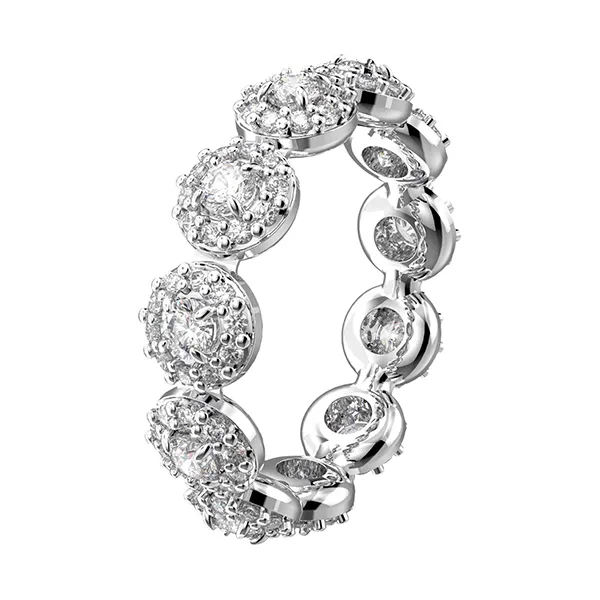 Nhẫn Nữ Swarovski Constella Joia Anel Sliver Ring 5636268 Màu Bạc