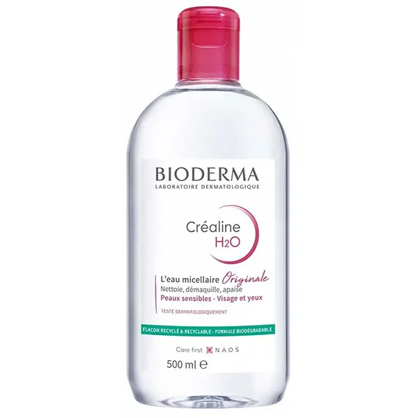 Nước Tẩy Trang Bioderma Crealine H2O Miceller Water 500ml - Mỹ phẩm - Vua Hàng Hiệu