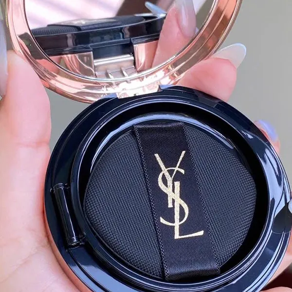 Phấn Nước YSL Limited Touche Écla Glow-Pact Cushion High Cover Mesh Foundation Collection Tone B10 - Trắng Sáng