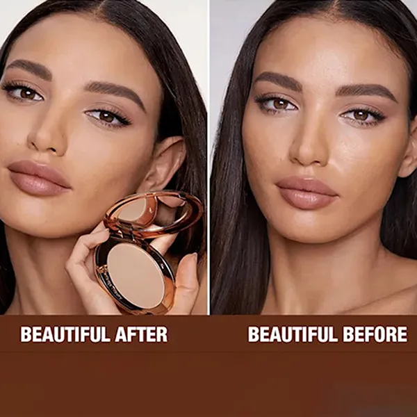 Phấn Phủ Dạng Nén Charlotte Tilbury Airbrush Flawless Finish Tone 02-Medium 8g - Trang điểm - Vua Hàng Hiệu