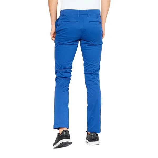 Quần Dài Lacoste Slim Fit Solid Stretchable Chino Màu Xanh Blue Size 32