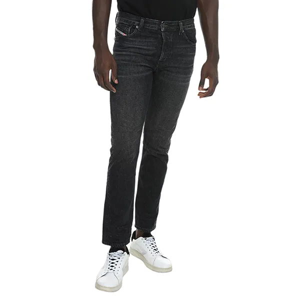 Quần Jean Nam Diesel Men's Black 1995-Sp2 Denims With Stonewashed Effect Màu Đen Size 27