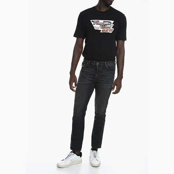 Quần Jean Nam Diesel Men's Black 1995-Sp2 Denims With Stonewashed Effect Màu Đen Size 27