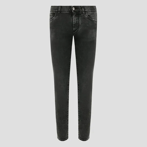Quần Jean Nam Dolce & Gabbana D&G Black Cotton Stretch Slim Fit Men Denim GY07CD G8C07 S9001 Màu Đen Size 44 - Thời trang - Vua Hàng Hiệu