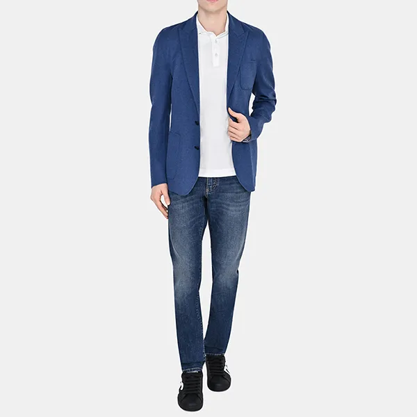 Quần Jean Nam Dolce & Gabbana D&G Slim Fit Tag Bạc GY07CD G8GW9 Màu Xanh Đậm Size 44 - Thời trang - Vua Hàng Hiệu