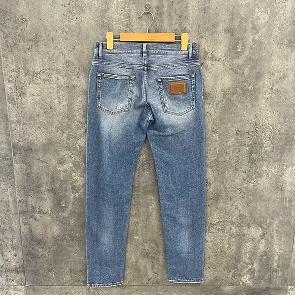 Quần Jean Nam Dolce & Gabbana D&G Wash Rách 2 Đùi Slim GY07CD G8DO0 S9001 Màu Xanh Size 44 - Thời trang - Vua Hàng Hiệu