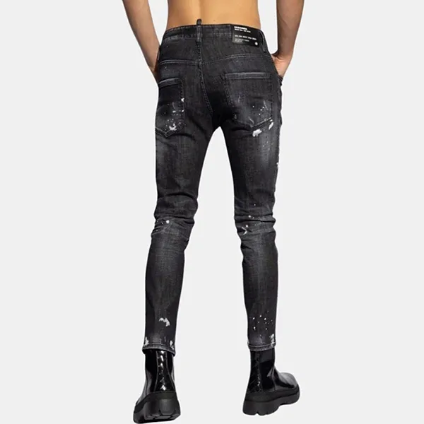Quần Jean Nam Dsquared2 Wash Skater Khóa Đỏ S74LB1451 S30357 900 Màu Đen Xám Size 44 - Thời trang - Vua Hàng Hiệu