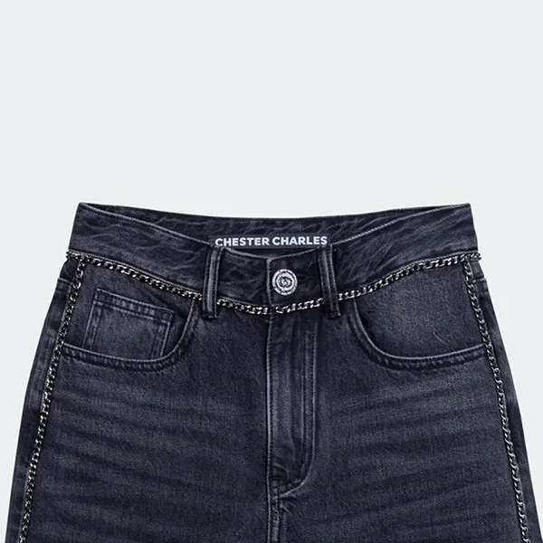Quần Jean Nữ Chester Charles In Black CW504 DP070 8B0 Màu Đen Size XS