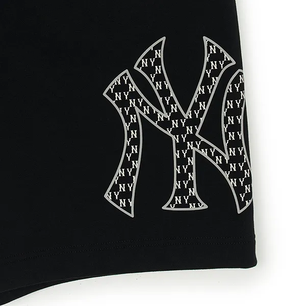 Quần Short MLB Classic Monogram Big Lux New York Yankees 3ASPM0253-50BKS Màu Đen