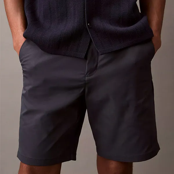 Quần Short Nam Calvin Klein CK 9 Inch Stretch Tech Short Asphalt 40QM613 023 Màu Xám Chì Size 32 - Thời trang - Vua Hàng Hiệu