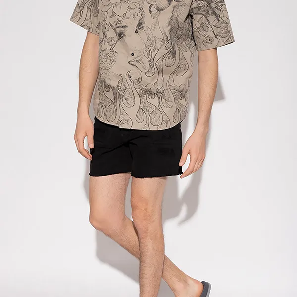 Quần Short Nam Dsquared2 Dan Comando Denim S71MU0648 STN833-900 Màu Đen Size 48