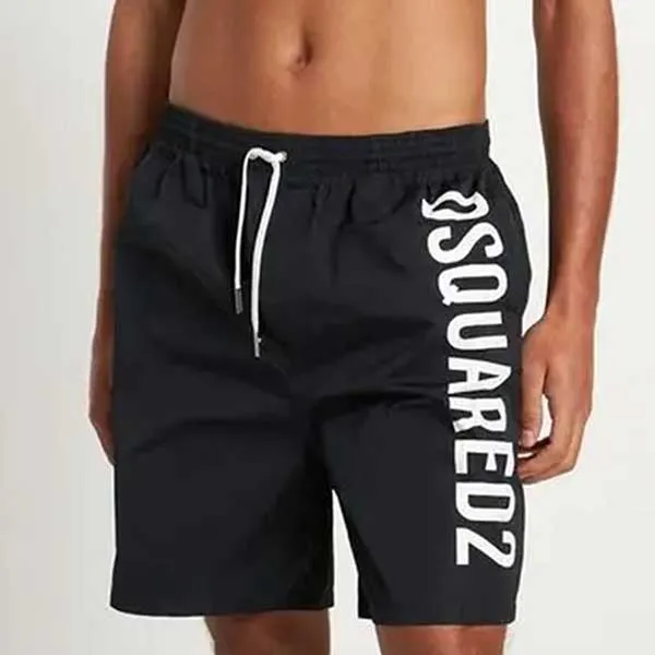 Quần Short Nam Dsquared2 Logo Boxer Swim Shorts Màu Trắng Đen Size 48 - Thời trang - Vua Hàng Hiệu