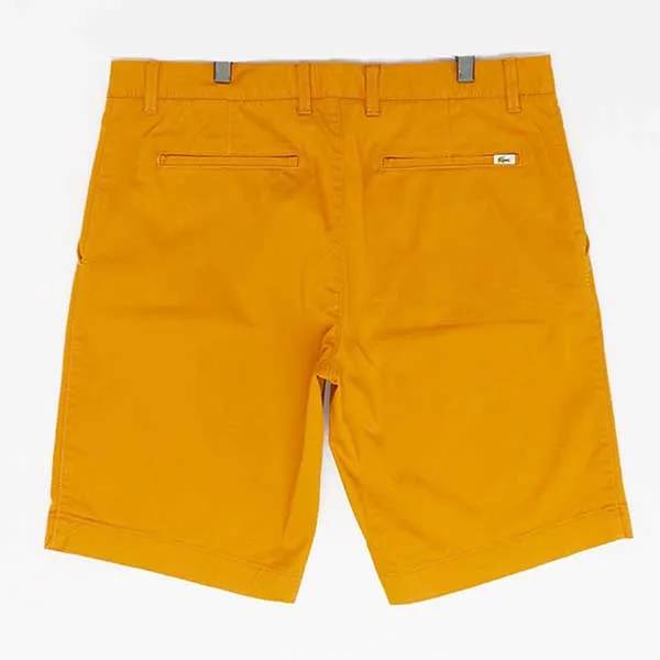 Quần Short Nam Lacoste Buttoned Shorts Màu Cam Size 33