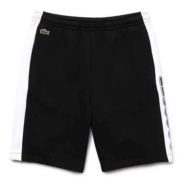 Quần Short Nam Lacoste GH1508 6KJ Cotton Màu Đen Trắng Size 3 - Thời trang - Vua Hàng Hiệu