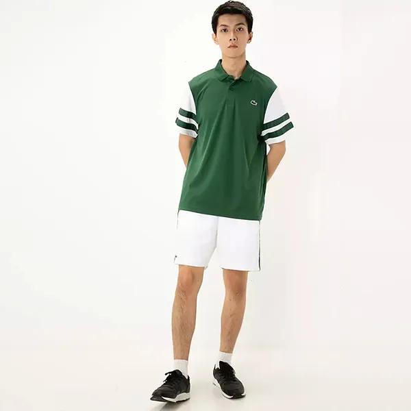 Quần Short Nam Lacoste Lightweight Colour-Block Stripe Tennis Shorts Màu Trắng Size 4 - Thời trang - Vua Hàng Hiệu