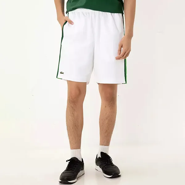 Quần Short Nam Lacoste Lightweight Colour-Block Stripe Tennis Shorts Màu Trắng Size 4 - Thời trang - Vua Hàng Hiệu