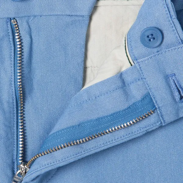 Quần Short Nam Lacoste Men's Chambray Pants FH4562 51G 776 Màu Xanh Blue Size 32