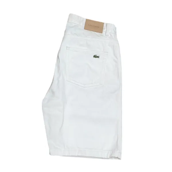 Quần Short Nam Lacoste Regular Fit Màu Trắng Size 33