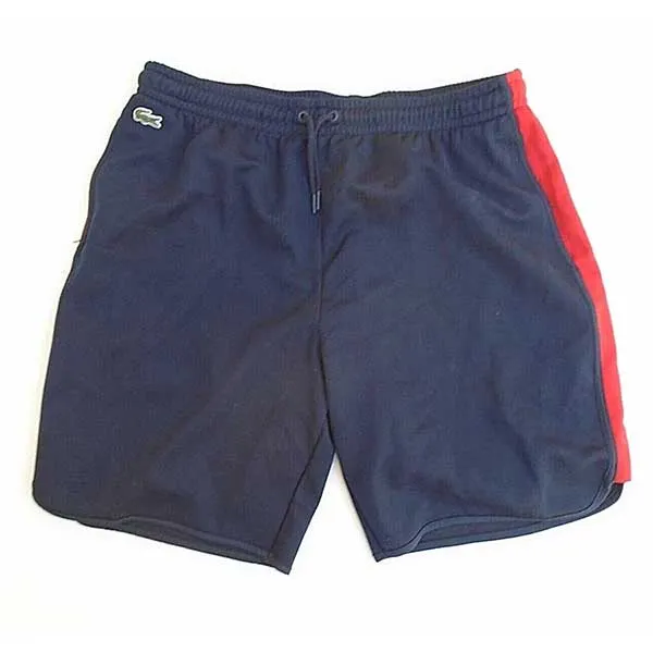 Quần Short Nam Lacoste Side Stripe Shorts Màu Xanh Đỏ Size 3