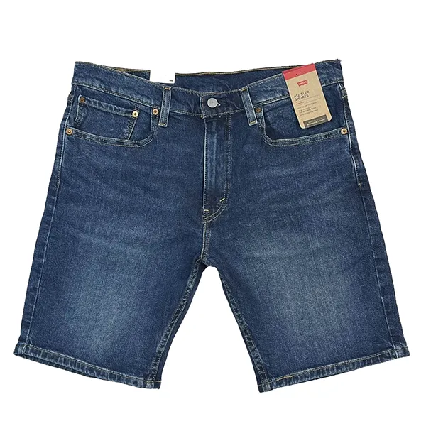 Quần Short Nam Levi's Slim Fit Wash Stylish & Casual Màu Xanh - Thời trang - Vua Hàng Hiệu
