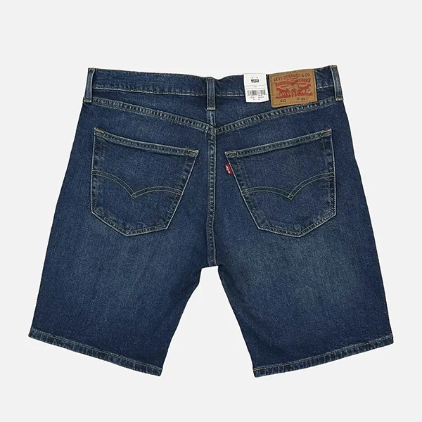 Quần Short Nam Levi's Slim Fit Wash Stylish & Casual Màu Xanh - Thời trang - Vua Hàng Hiệu