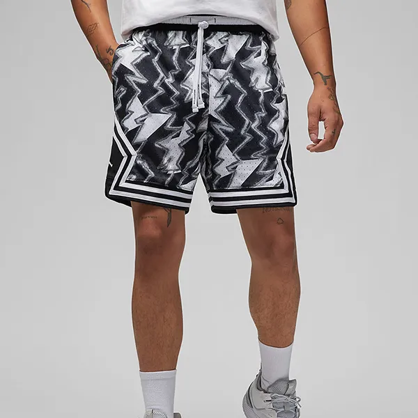 Quần Short Nam Nike Jordan Dri-Fit Sport BC DQ7334-100 Màu Đen - Trắng Size S - Thời trang - Vua Hàng Hiệu