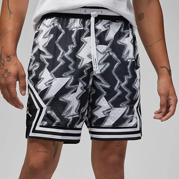 Quần Short Nam Nike Jordan Dri-Fit Sport BC DQ7334-100 Màu Đen - Trắng Size S - Thời trang - Vua Hàng Hiệu