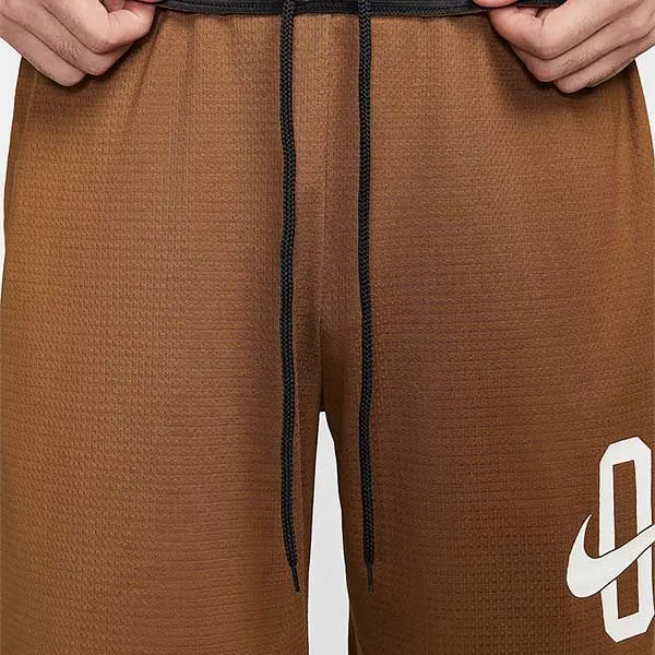 Quần Short Nam Nike Men's Dri Fit Quick Dry Basketball Shorts IB9970-281 Màu Nâu Size S (Form Âu)