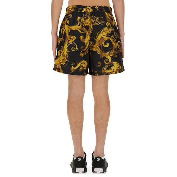 Quần Short Nam Versace Jeans Couture Bermuda With Logo 76GAD115CQS85G89 Màu Vàng Đen Size 48 - Thời trang - Vua Hàng Hiệu