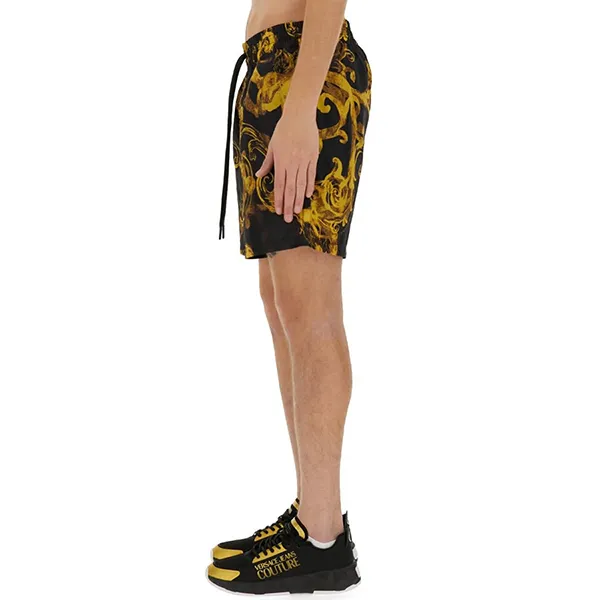 Quần Short Nam Versace Jeans Couture Bermuda With Logo 76GAD115CQS85G89 Màu Vàng Đen Size 48 - Thời trang - Vua Hàng Hiệu